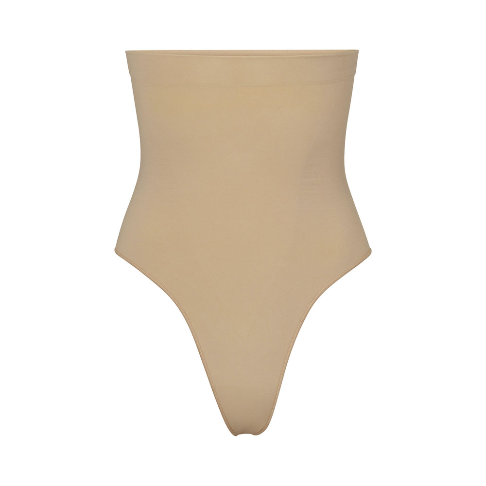 Skims SCULPTING HIGH WAIST Thong Béžové | KDTX-94081