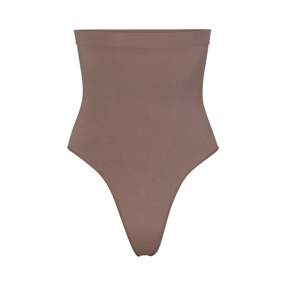 Skims SCULPTING HIGH WAIST Thong Hnede | ONQP-01687