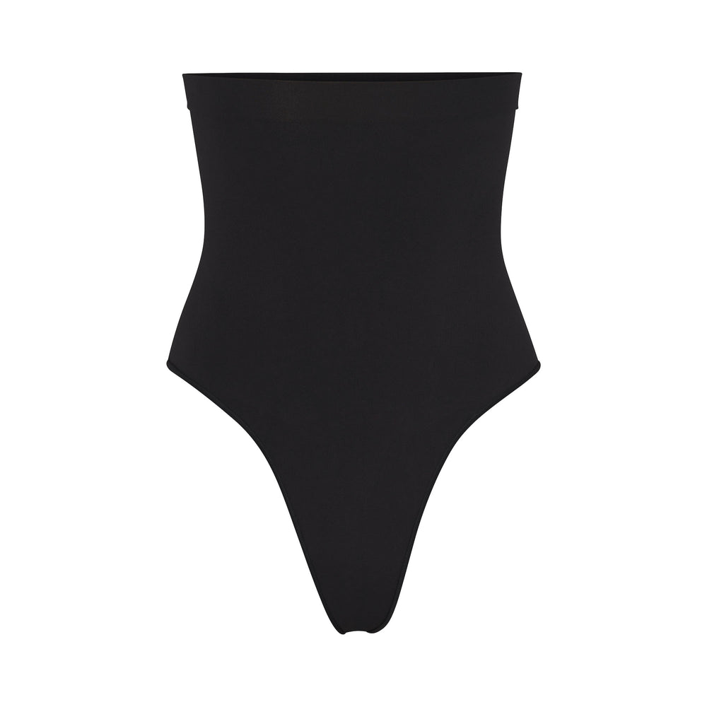 Skims SCULPTING HIGH WAIST Thong Čierne | JKLW-63921