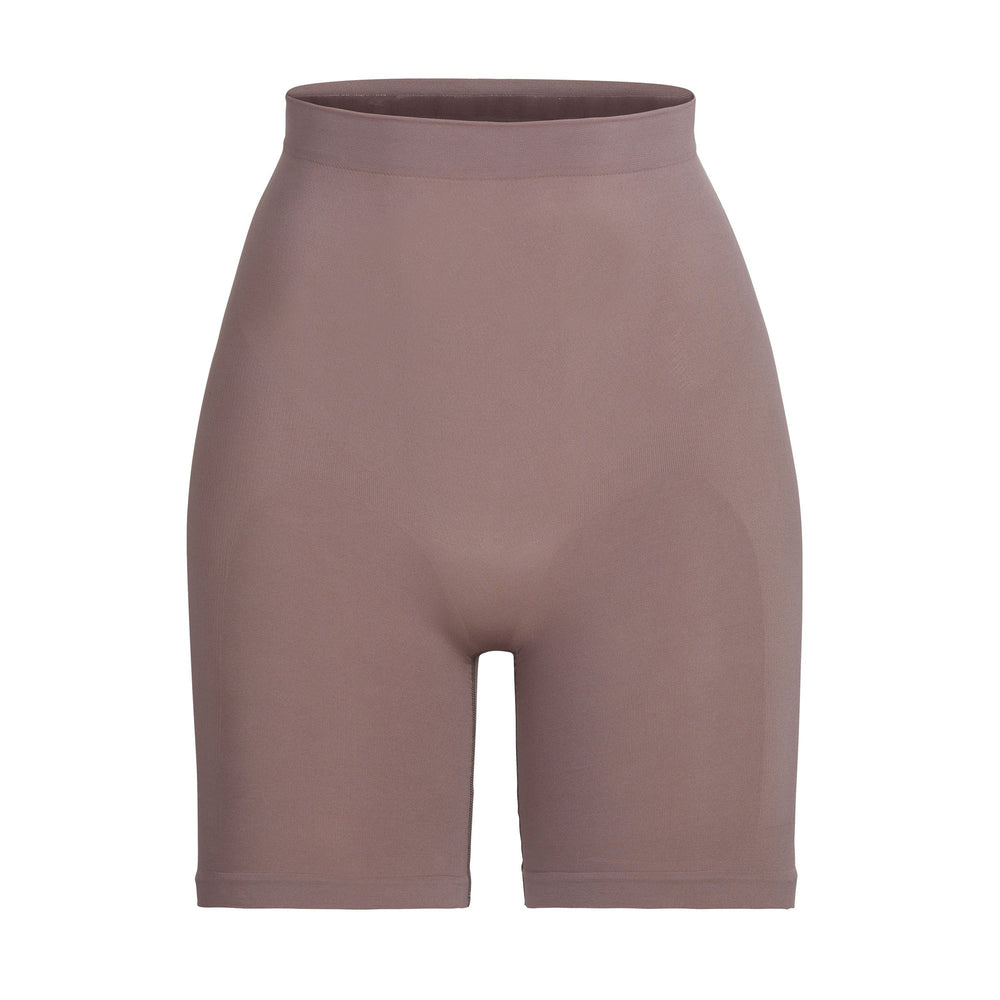 Skims SCULPTING MID THIGH W/ OPEN GUSSET Kratasy Hnede | DTSU-35409