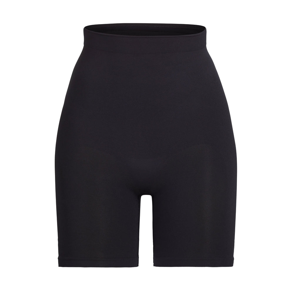 Skims SCULPTING MID THIGH W/ OPEN GUSSET Kratasy Čierne | UTCO-25380