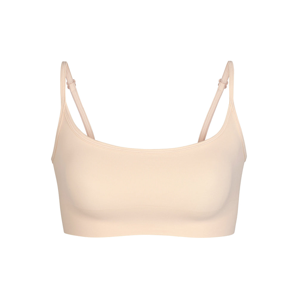 Skims SCULPTING SCOOP NECK Bralette Hnede | TZKP-35928