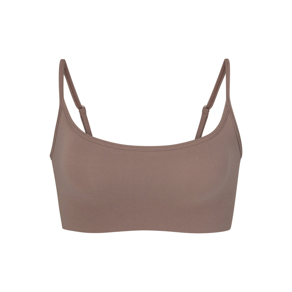 Skims SCULPTING SCOOP NECK Bralette Hnede | YVRW-48596