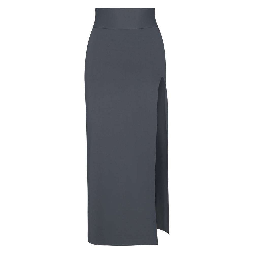 Skims SHAPING SWIM LONG SKIRT Cover Ups Tmavo Siva | RPWY-89460