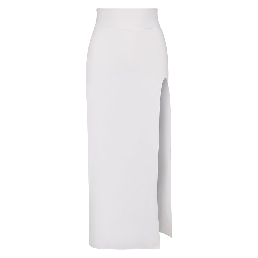 Skims SHAPING SWIM LONG SKIRT Cover Ups Biele | TNCQ-98257