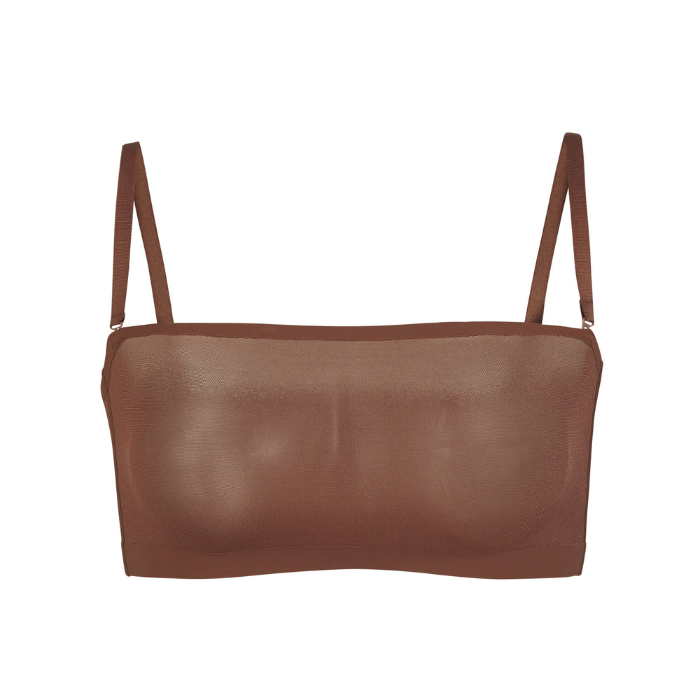 Skims SHEER SCULPT Bandeau Podprsenky Hnede | BOPM-23601
