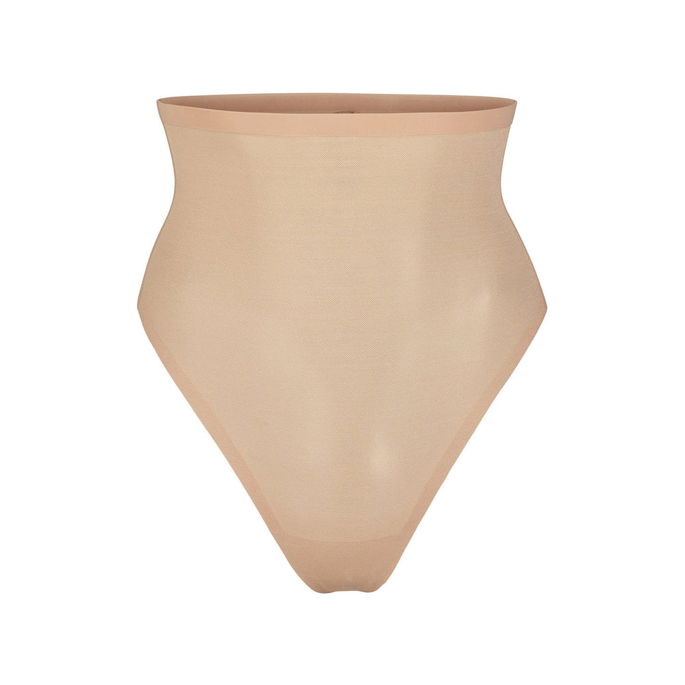 Skims SHEER SCULPT HIGH WAIST Thong Béžové | DNWG-01286