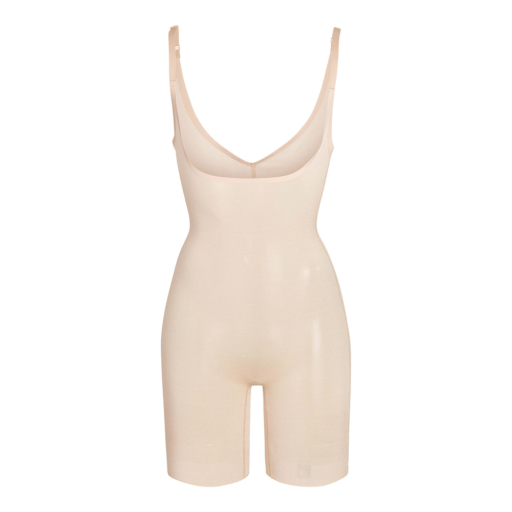 Skims SHEER SCULPT OPEN BUST Bodysuit Béžové | SNIV-06281