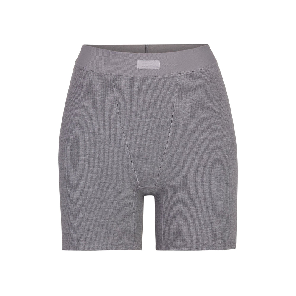 Skims SOFT LOUNGE Boxer Shorts Siva | HQBE-32067