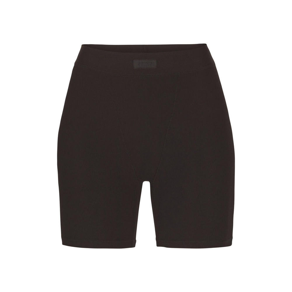Skims SOFT LOUNGE Boxer Shorts Čierne | ZAXE-79245