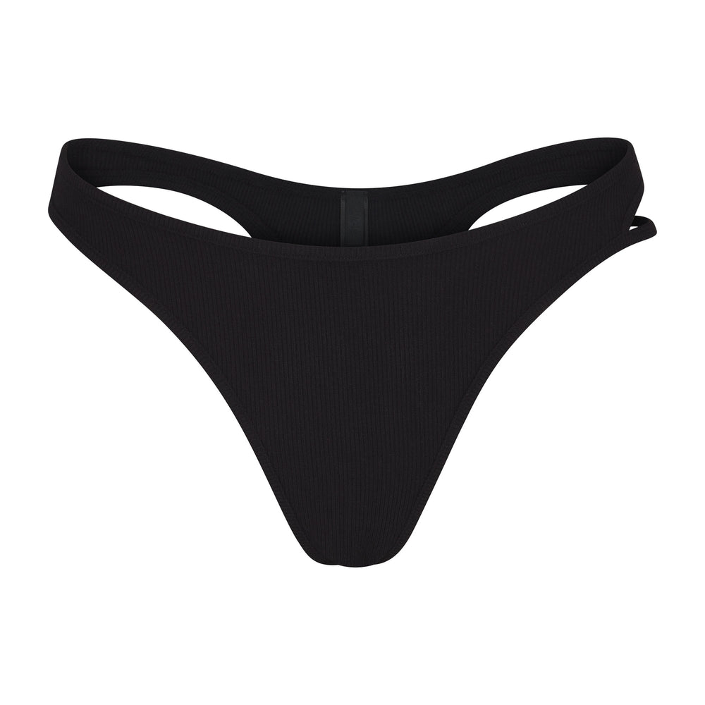 Skims SOFT LOUNGE CUT OUT Thong Čierne | OVPC-50198