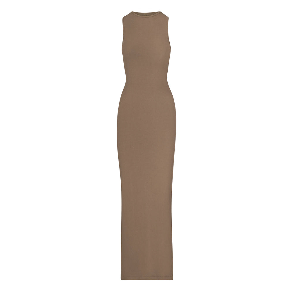 Skims SOFT LOUNGE SLEEVELESS LONG Dress Marhule | OQFN-09183