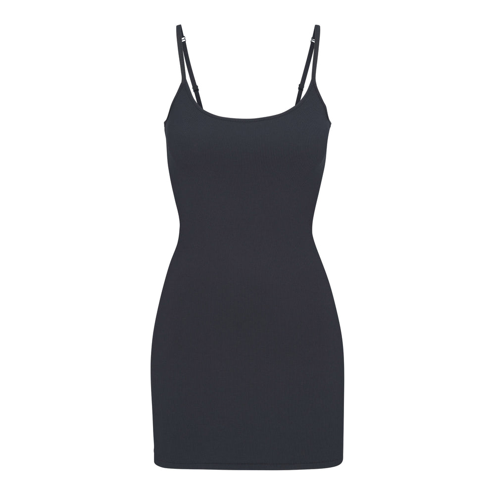Skims SOFT LOUNGE SLIP Dress Tmavo Siva | ZTOA-46139