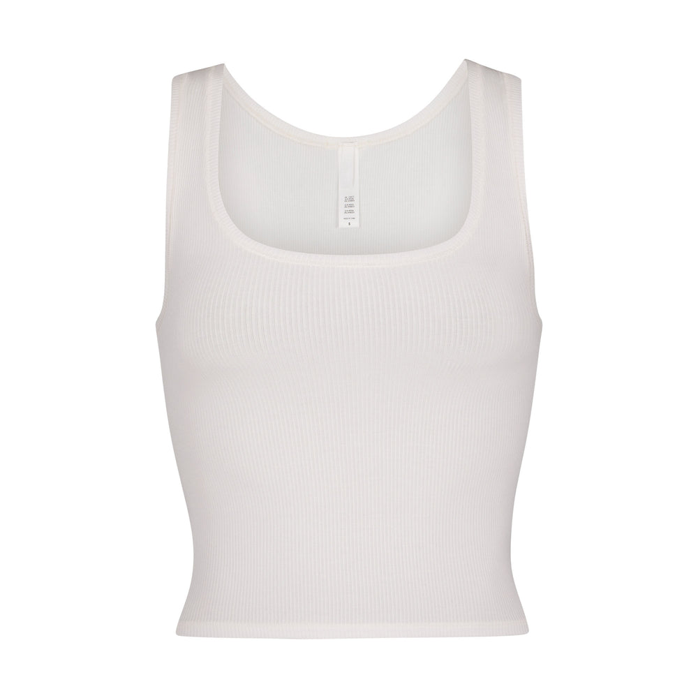 Skims SOFT LOUNGE Tank Biele | AGQO-28317