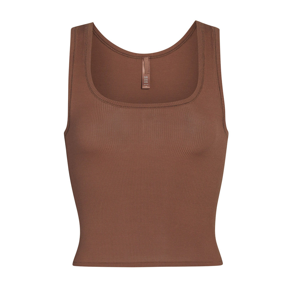 Skims SOFT LOUNGE Tank Hnedožltý | RMYN-34625