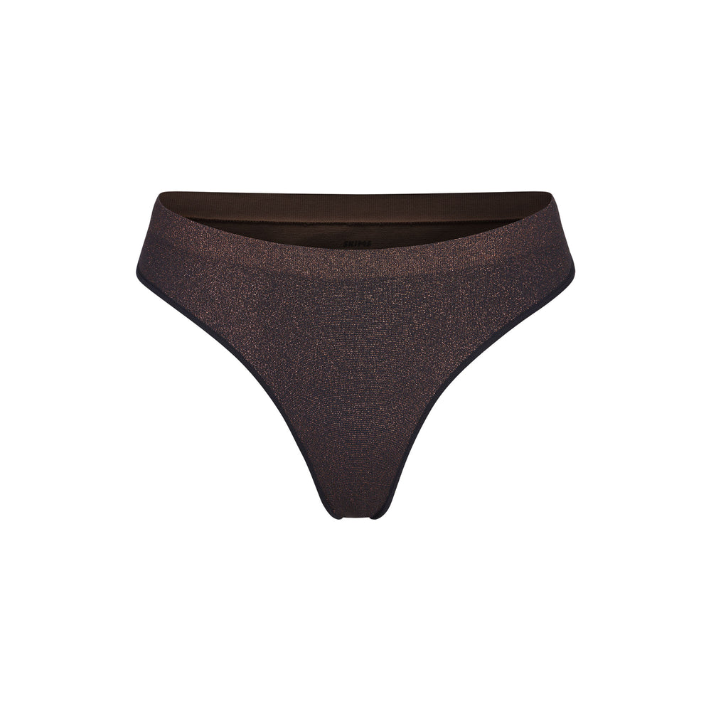 Skims SOFT SMOOTHING SHINE Thong Čierne | ZDFW-61459