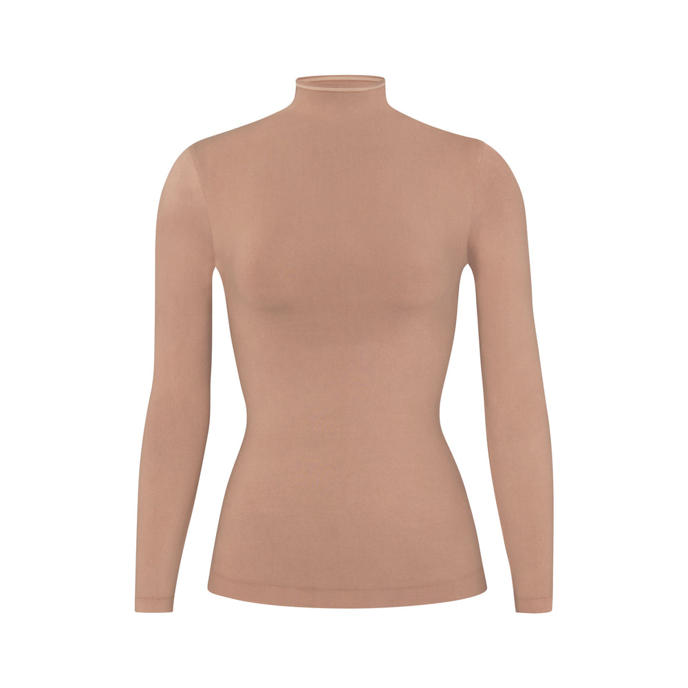 Skims SOFT SMOOTHING TURTLENECK TOP T-shirt Marhule | TNUH-37129