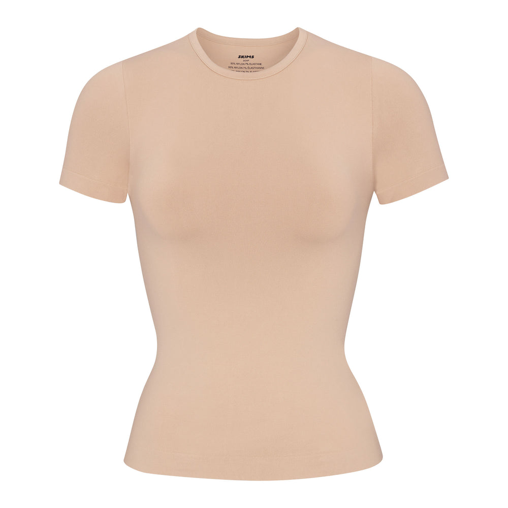 Skims SOFT SMOOTHING T-shirt Béžové | CYNJ-56729