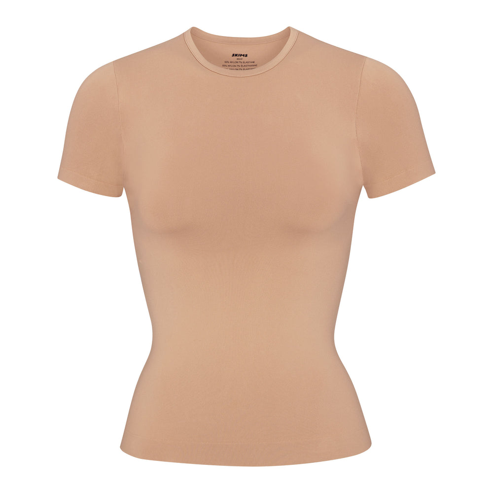 Skims SOFT SMOOTHING T-shirt Béžové | EACG-96247