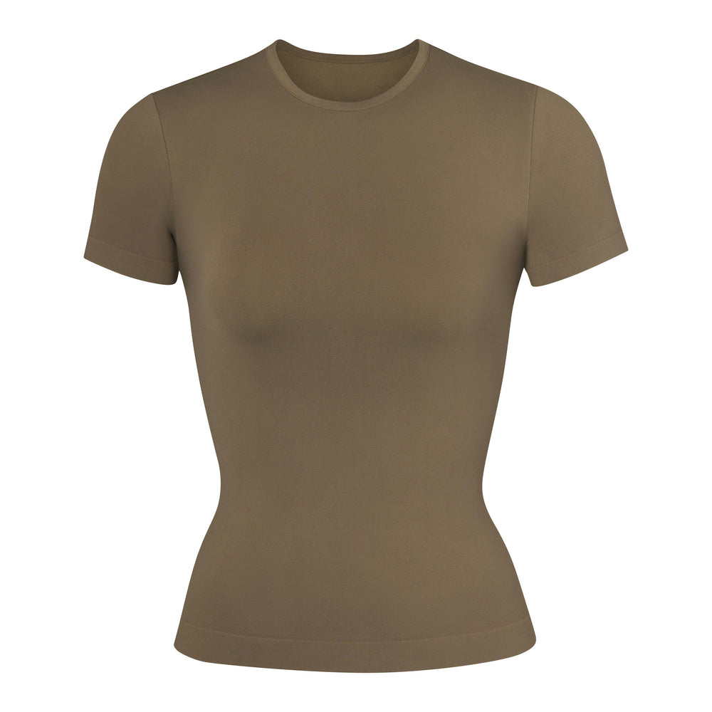 Skims SOFT SMOOTHING T-shirt Zelene | QYOU-26841