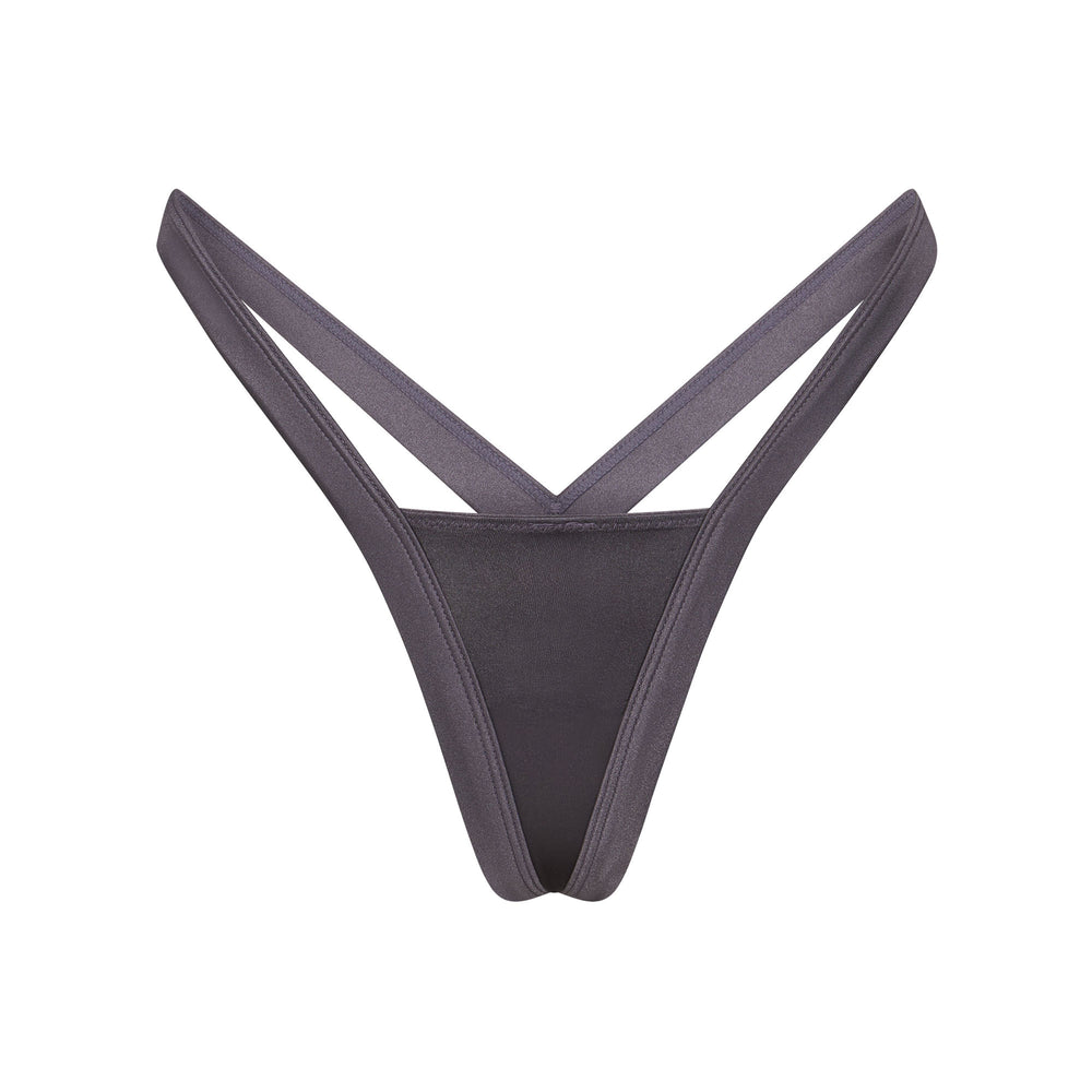 Skims STRETCH SATIN BUTTERFLY Thong Nachový | KIUO-37841