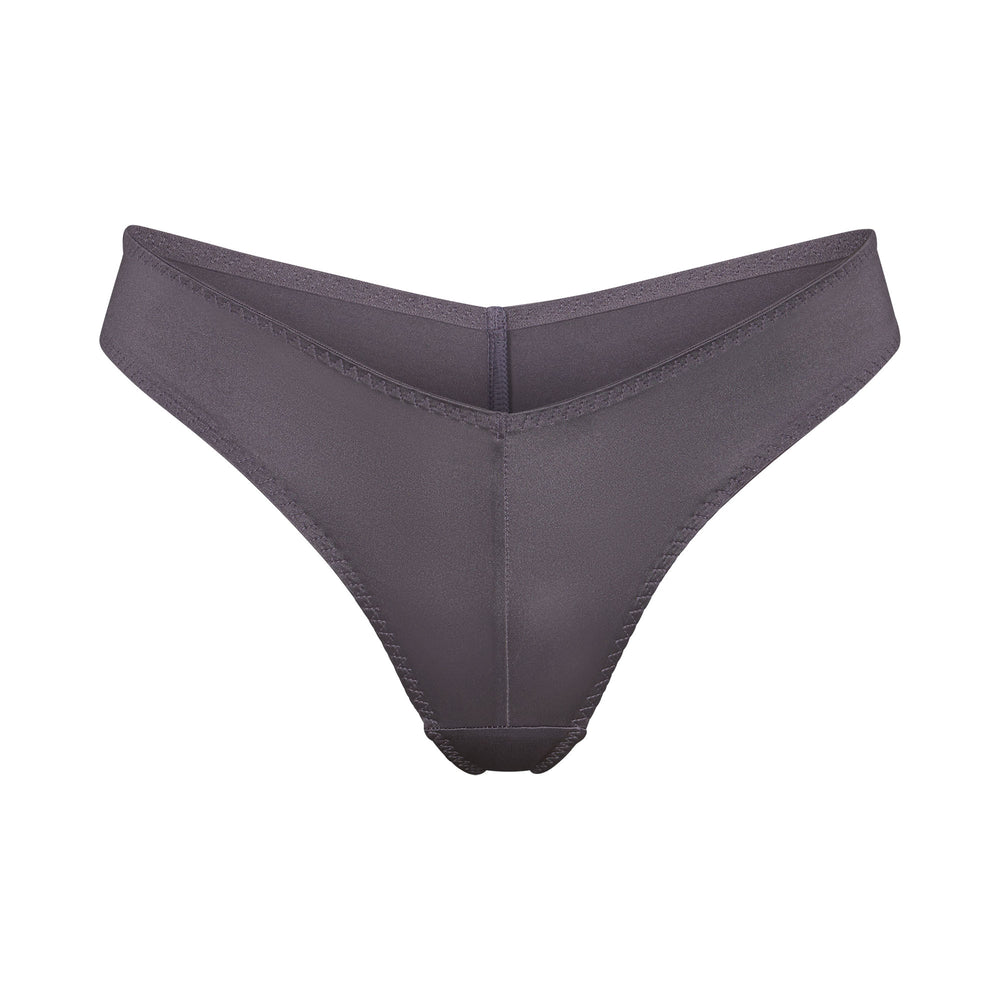 Skims STRETCH SATIN CHEEKY Tanga Nachový | WXSP-04968