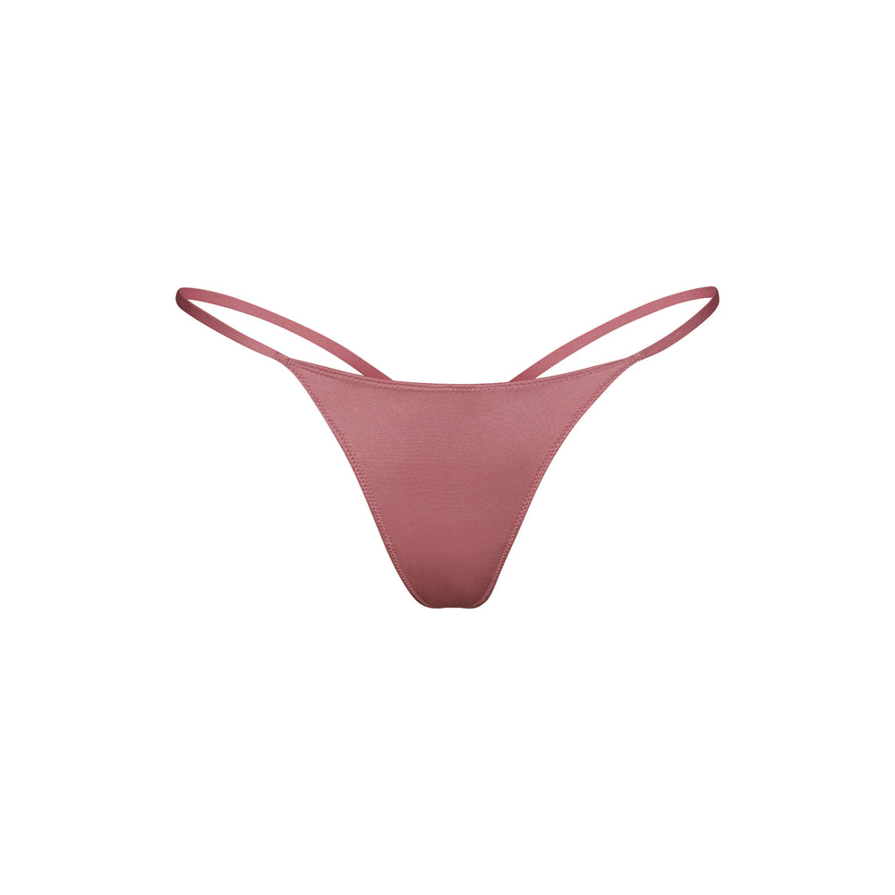 Skims STRETCH SATIN DIP Thong Ruzove | VDKC-40295