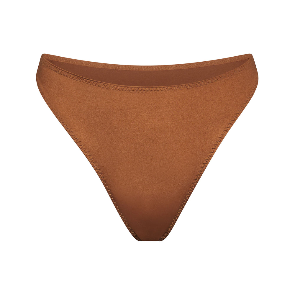 Skims STRETCH SATIN HIGH LEG Bikini Marhule | MTIF-70691