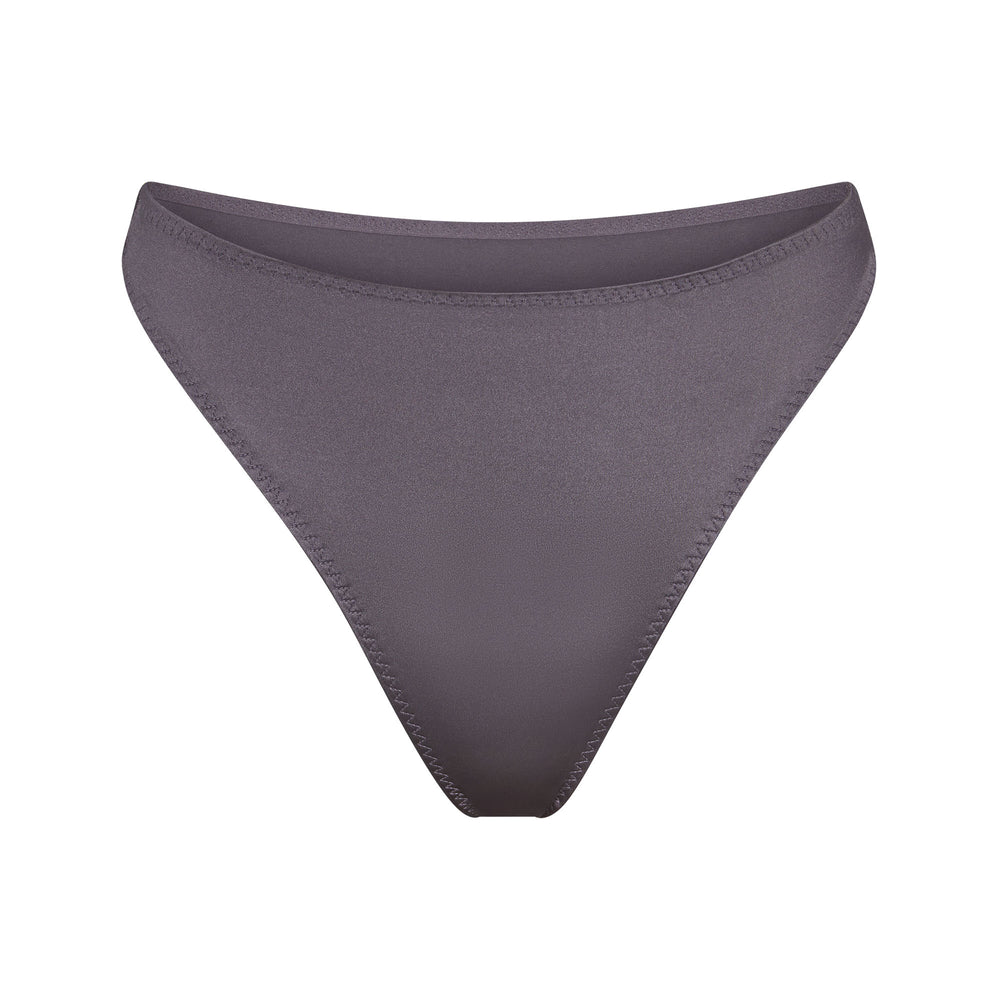 Skims STRETCH SATIN HIGH LEG Bikini Nachový | UBTV-39871