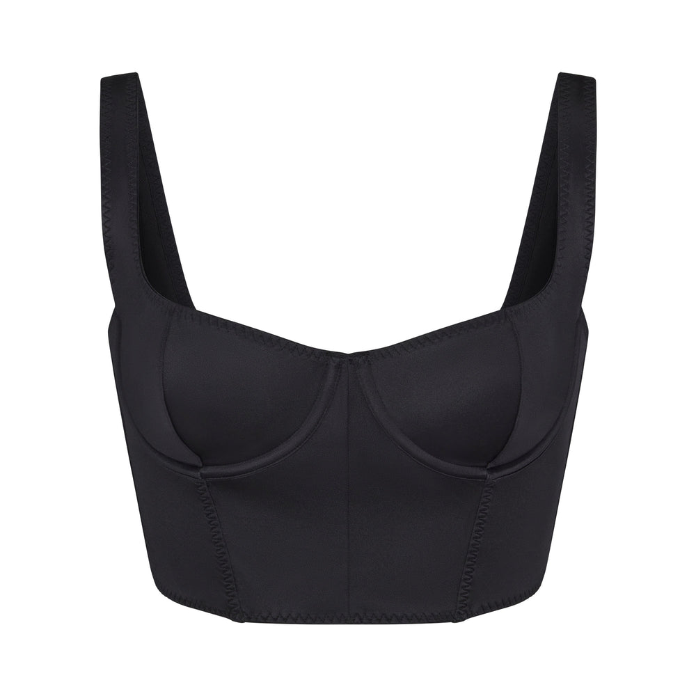 Skims STRETCH SATIN Korzet Čierne | NCTU-16923