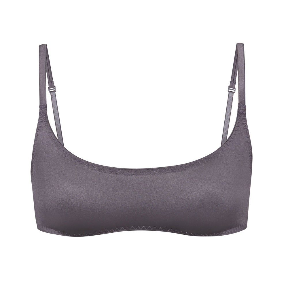 Skims STRETCH SATIN SCOOP NECK Bralette Nachový | HGAI-16928