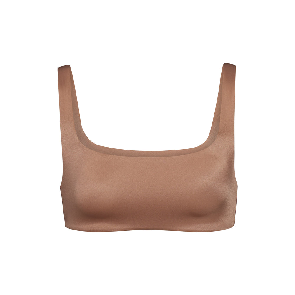 Skims STRETCH SATIN Square Neck Bra Ruzove | MZQD-16752