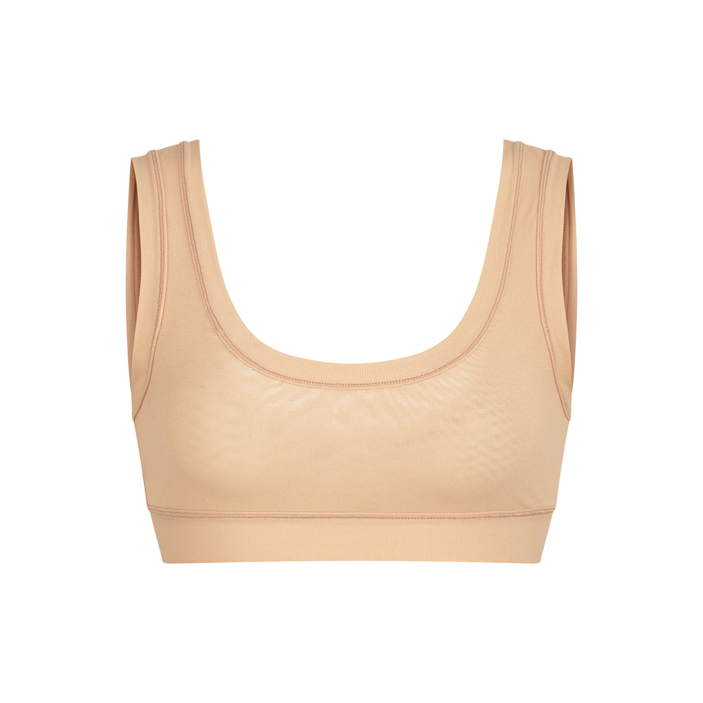 Skims SUMMER MESH SCOOP Bralette Béžové | OTFM-71840
