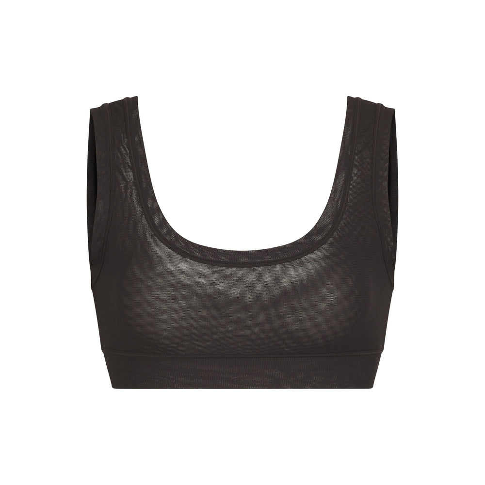 Skims SUMMER MESH SCOOP Bralette Čierne | TOUA-30978