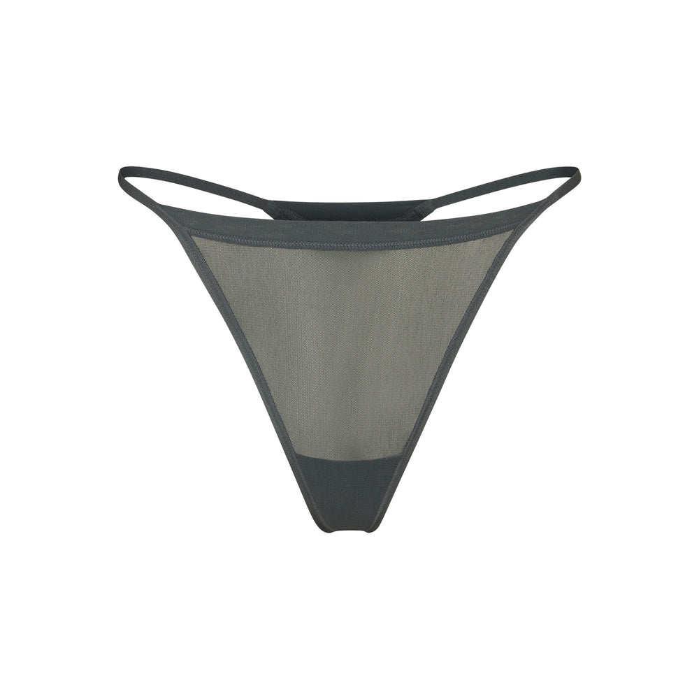 Skims SUMMER MESH STRING Thong Tmavo | XSOB-32958