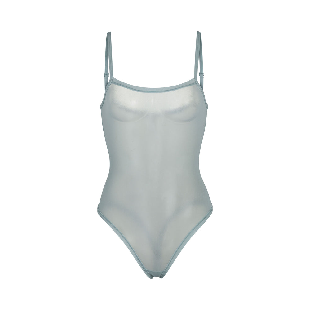 Skims SUMMER MESH Strappy Bodysuit Modre | YNKM-17240