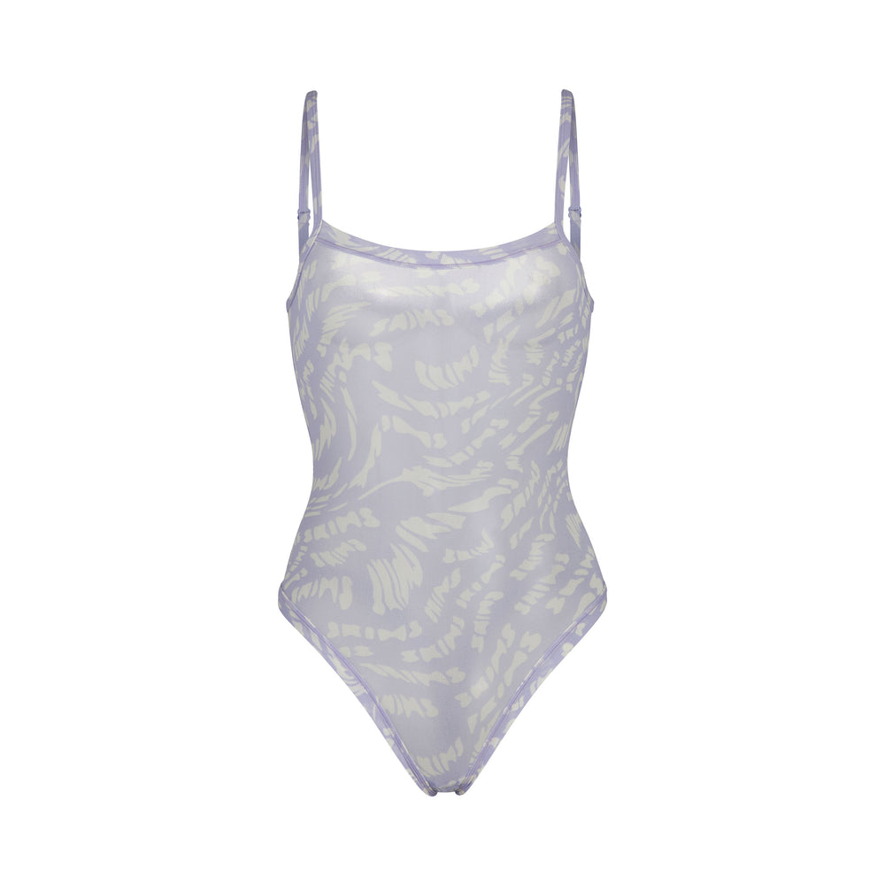 Skims SUMMER MESH Strappy Bodysuit Svetlo Nachový | YNGZ-16084