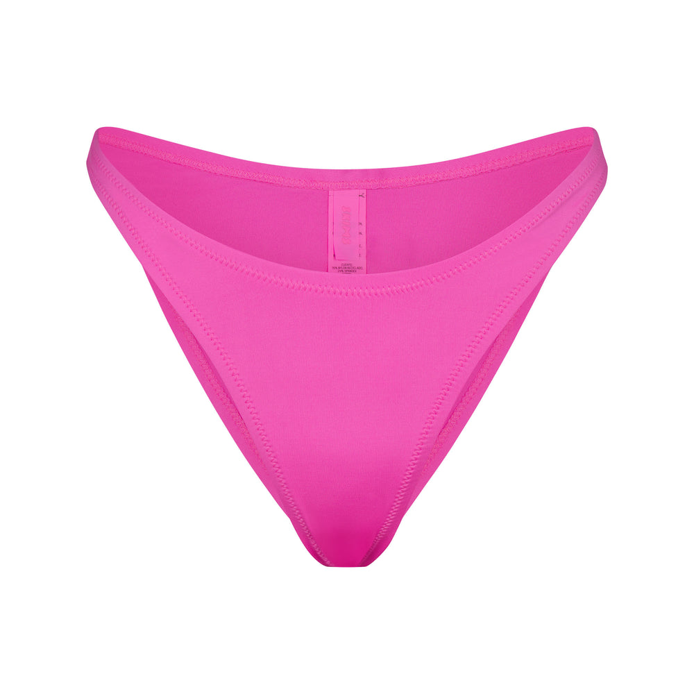 Skims SWIM DIPPED MID WAIST BOTTOMS Two Pieces Ruzove | CJSQ-06352