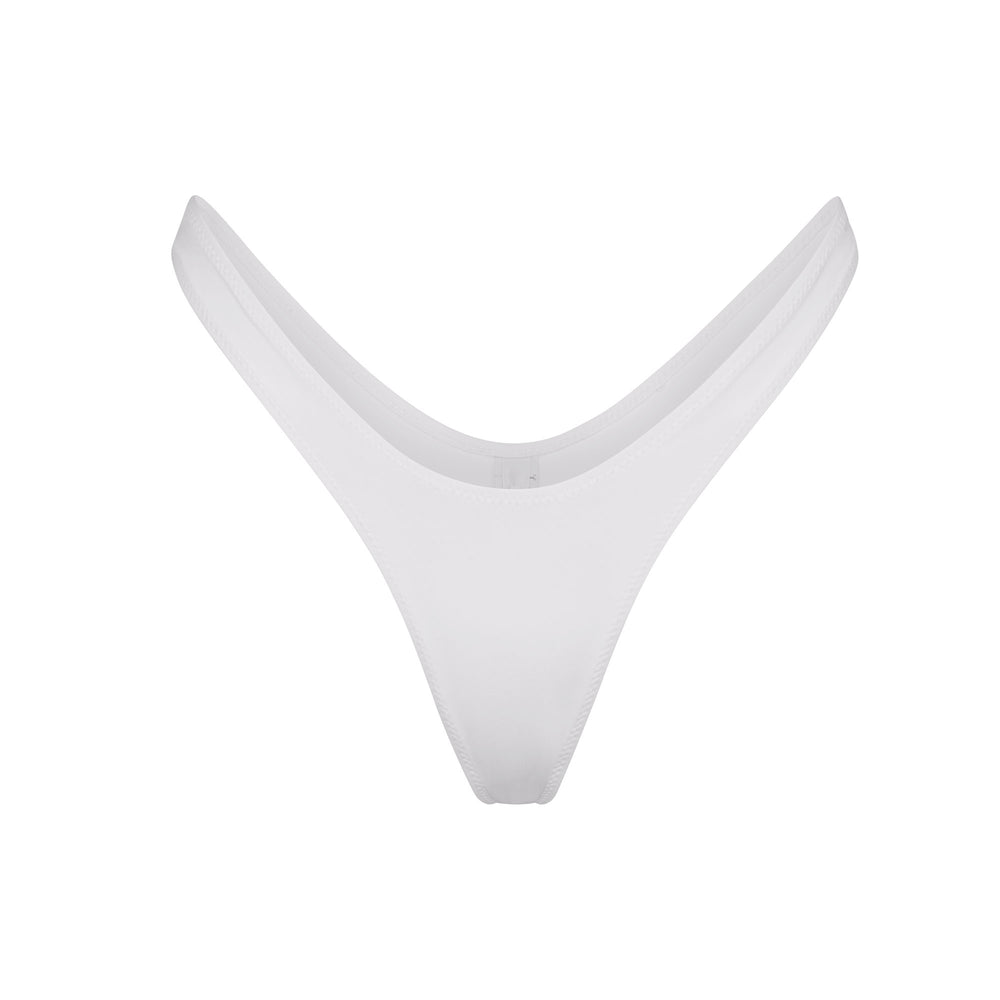 Skims SWIM MICRO TANGA BIKINI BOTTOMS Two Pieces Biele | QEST-08531