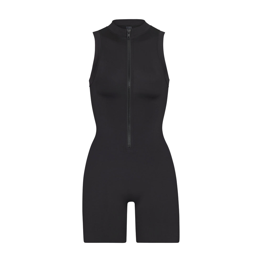 Skims SWIM MOCK NECK CYCLE SUIT One Piece Čierne | AHKR-95176