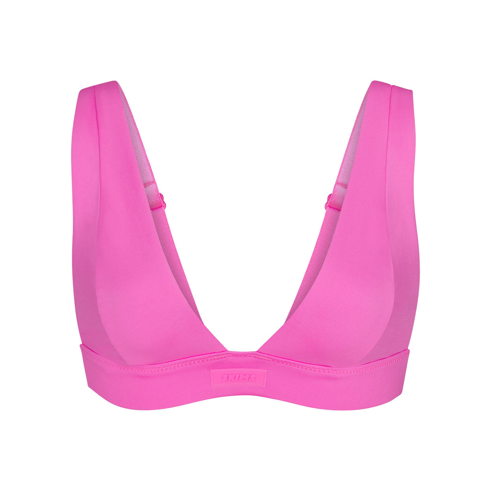 Skims SWIM PLUNGE Bikini Top Ruzove | UDLV-08527