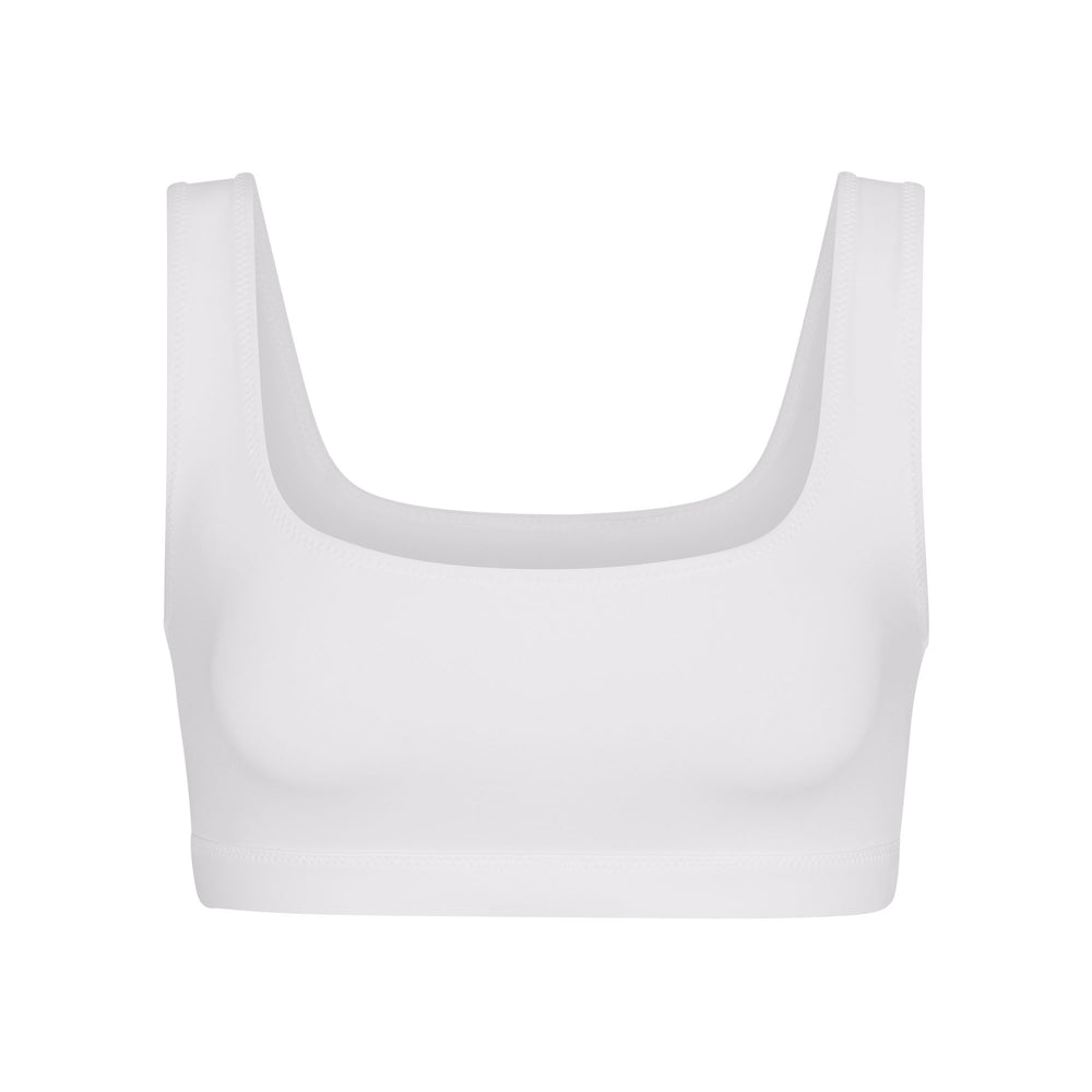 Skims SWIM TANK Bikini Top Biele | ZWIP-63087