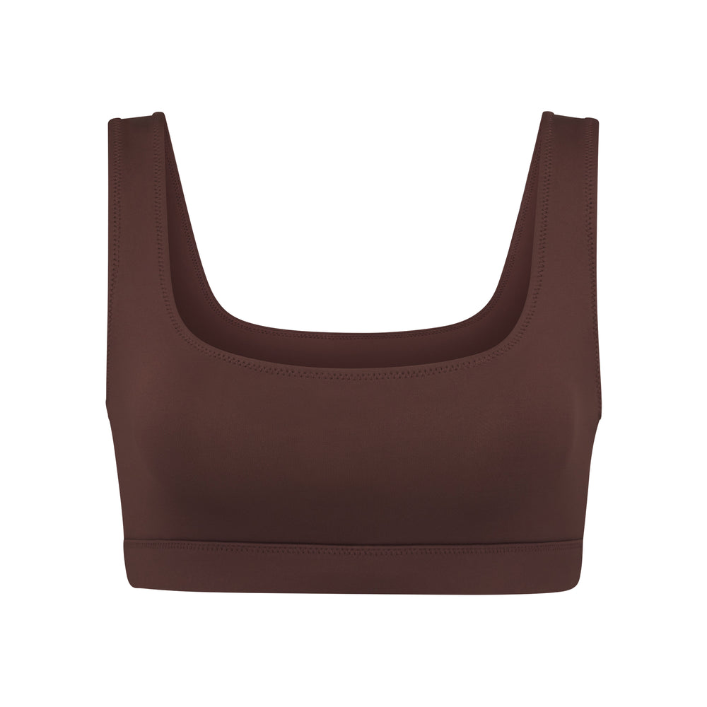 Skims SWIM TANK Bikini Top Čokoláda | TZNX-81647