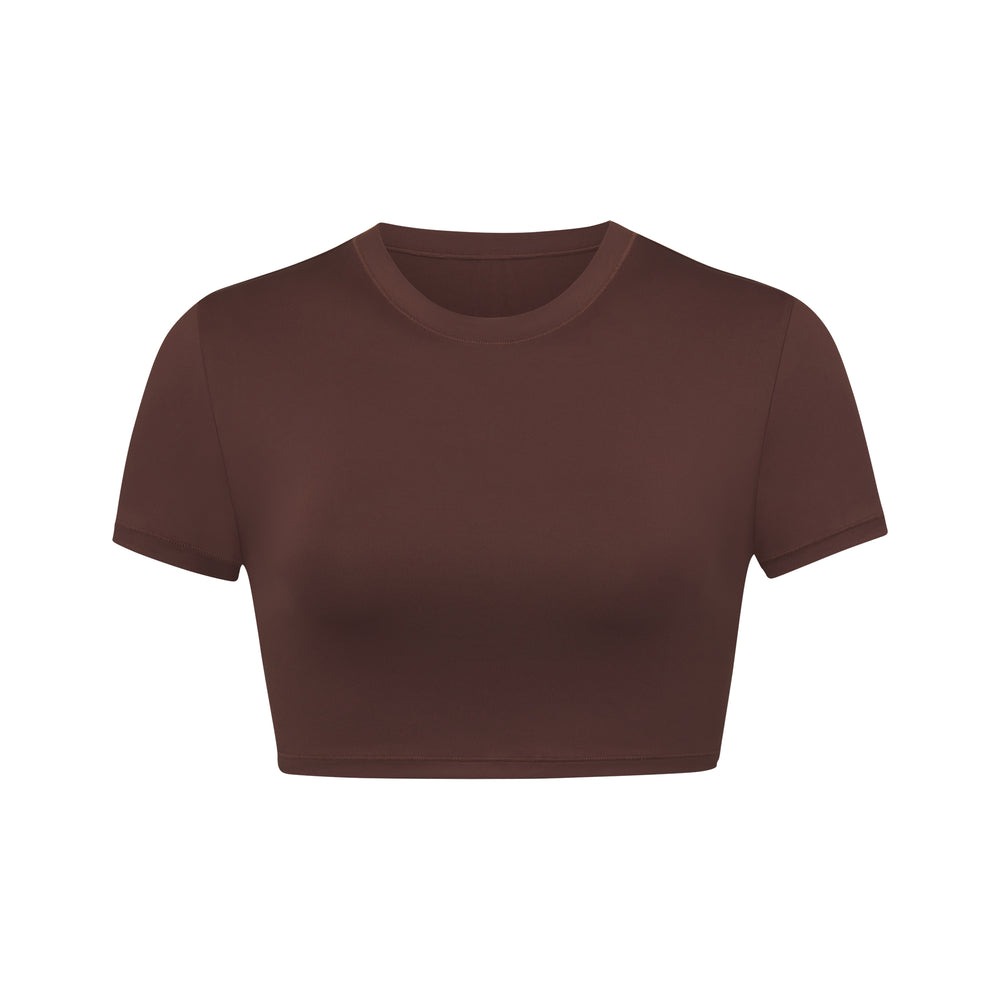Skims SWIM T-shirt Čokoláda | BSLU-58043