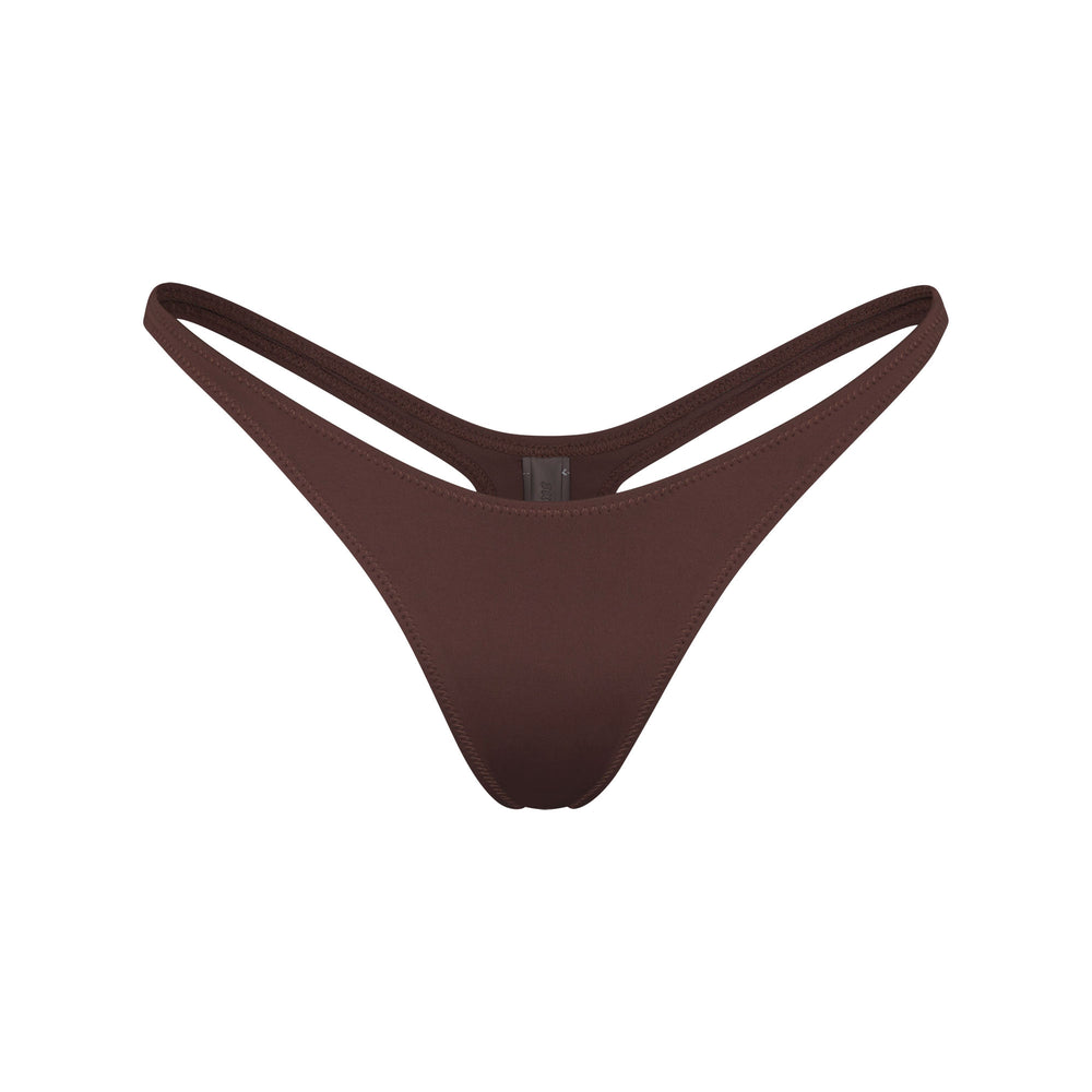 Skims SWIM Thong Čokoláda | MRQH-26345