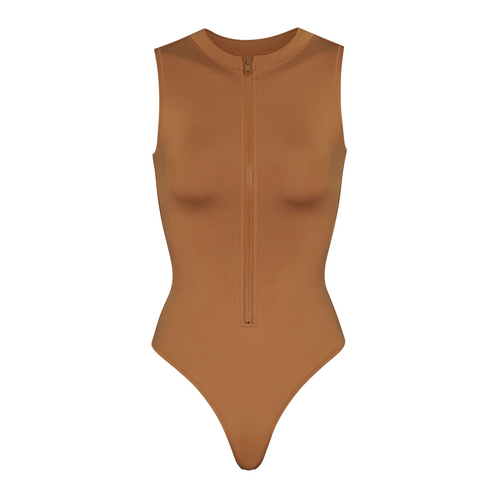 Skims SWIM ZIP FRONT SLEEVELESS One Piece Marhule | FZPA-80495