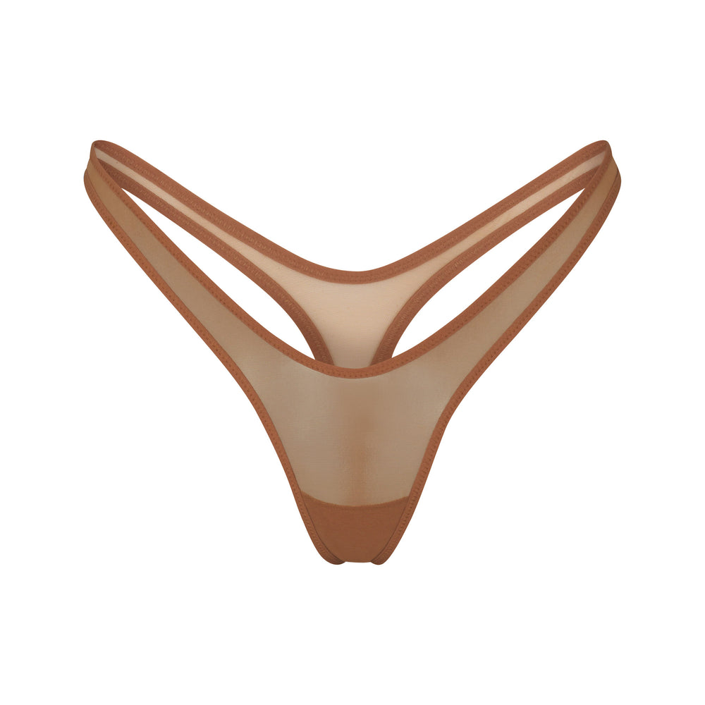 Skims ULTRA FINE MESH MICRO DIPPED Thong Marhule | QVUH-50692