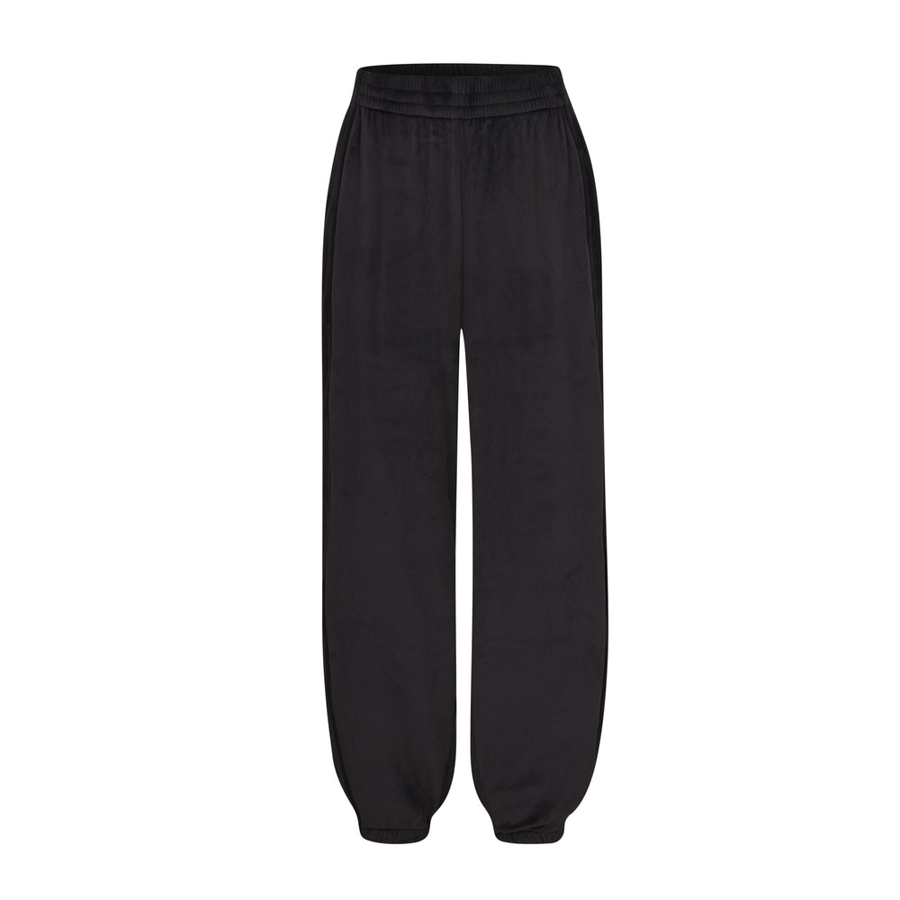 Skims VELOUR OVERSIZED Joggers Čierne | VWUP-74851
