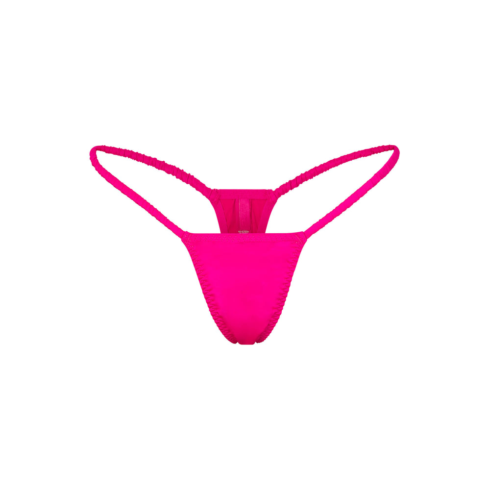 Skims WOVEN SHINE SCRUNCHIE STRING Thong Ruzove | SJDP-61057