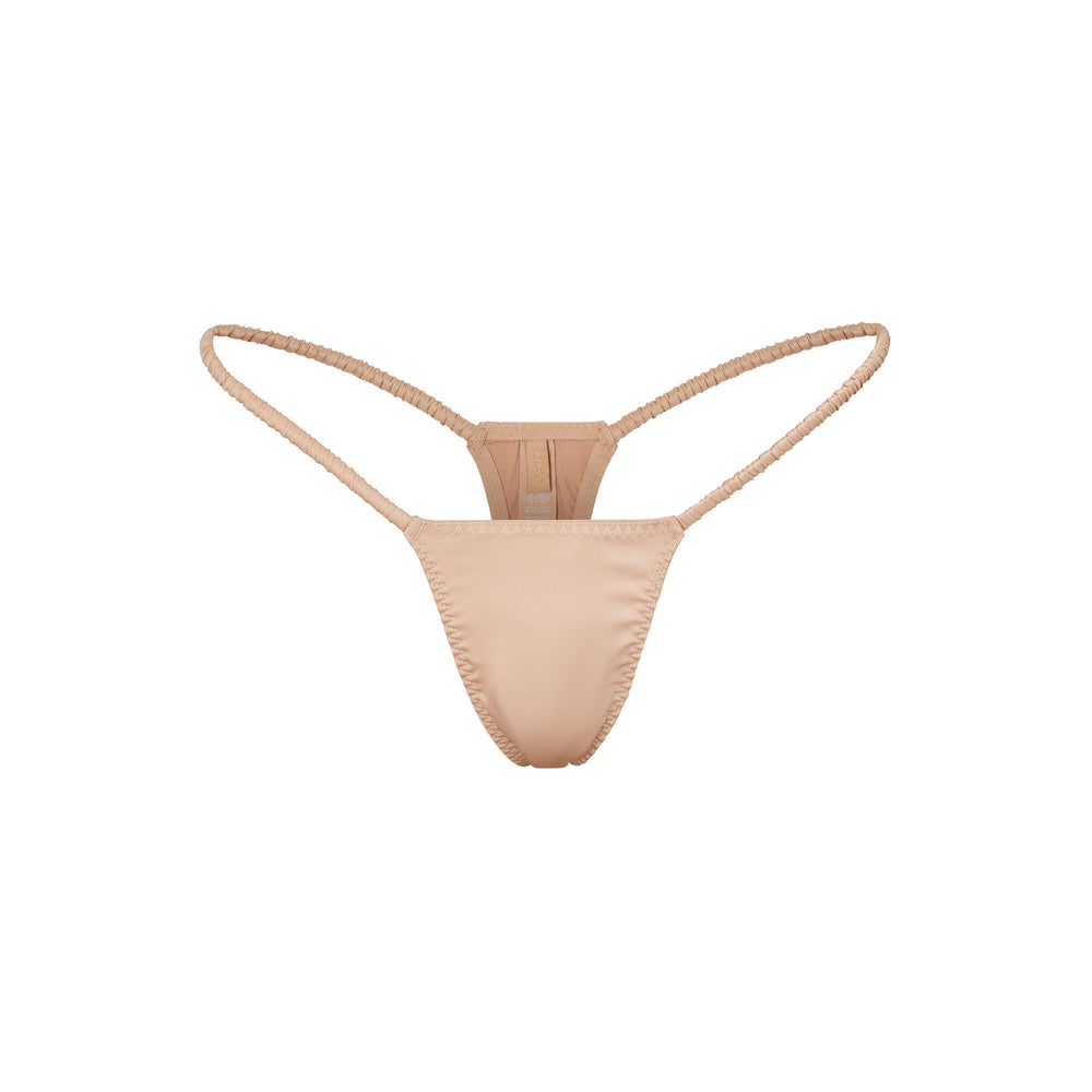 Skims WOVEN SHINE SCRUNCHIE STRING Thong Ruzove | YPQW-47109